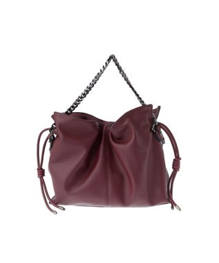 YECCA VECCA 【CLASSY.掲載】2wayチェーンギャザーバッグ Bordeaux