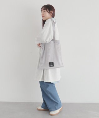 CRAFT STANDARD BOUTIQUE ライン入りロゴチュニック Oatmeal