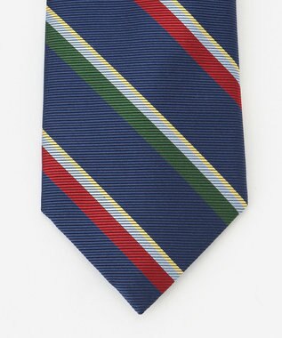J.PRESS MEN シルクツイルストライプ ネクタイ ダルブルー系2