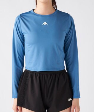 OP／FILA 【Kappa】ショート丈 マルチスポーツTシャツ ブルー