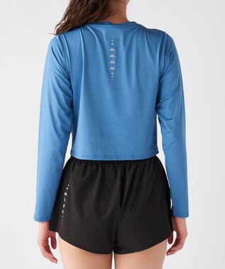 OP／FILA 【Kappa】ショート丈 マルチスポーツTシャツ ブルー