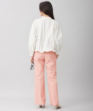 自由区 【撥水加工・UVケア・洗える】ライトグログラン ブルゾン アイボリー