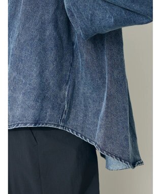 CRAFT STANDARD BOUTIQUE デニムギャザーヨークブラウス Indigo