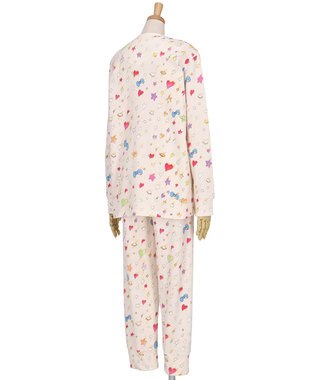 tsumori chisato SLEEP ツモリチサト パジャマ 綿100%(本体) あったか 長袖 長ズボン レディース UDW402 /ワコール ベージュ