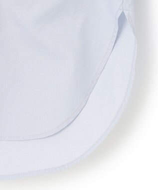 23区 L CANCLINI スカーフ ディテール シャツ サックス