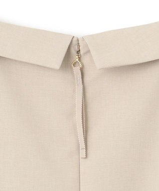 TOCCA 【消臭・吸水速乾・洗える】SUMMER ENTRANCE 襟付きドレス ベージュ系