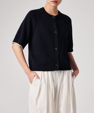 Paul Smith コットンアイレット ショートスリーブ カーディガン