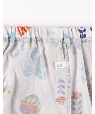 Wing ウイングスリープ パジャマ 5分袖 長ズボン 綿レーヨン天竺素材 レディース EP8024 ウイング／ワコール グレー