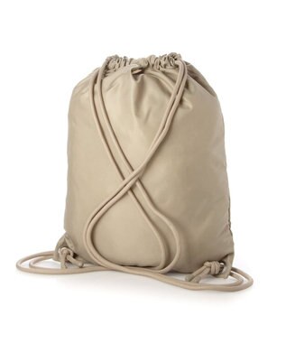 UNBILLION ペルケ perche / ナイロン×牛革ドローコード2wayナップサック オーク