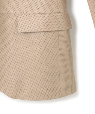 JOSEPH HOMME ライトパンチングレザー　ジャケット ベージュ系