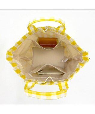 ROOTOTE 1030【ラミネート加工】SN.デリ.ラミネート-Q 03：チェック・イエロー