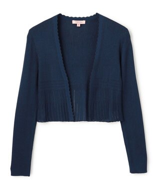 TOCCA EYELET AJISAI ボレロ ネイビー系