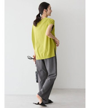 AMERICAN HOLIC ノースリーブニットプルオーバー Lime Green