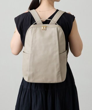 russet ＜背面メッシュ仕様＞レザーリュックサック(CE-1373) GrayBeige