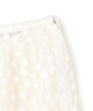 UNFILO L エンブロイダリー レーススカート エクリュ