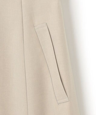 TOCCA 【消臭・吸水速乾・洗える】SUMMER ENTRANCE 襟付きドレス ベージュ系