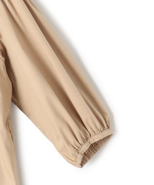 23区 L 【洗える】コンパクトライトクロス ピンタック チュニックワンピース ベージュ系