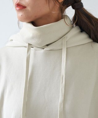 OP／FILA 【OP】ネックウォーマー付き裏毛パーカー グレー