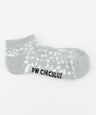 PW CIRCULUS 【MEN】【土踏まずをサポート】ロゴ ショートソックス アニマル