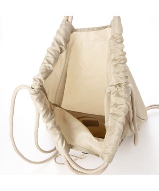 UNBILLION ペルケ perche / ナイロン×牛革ドローコード2wayナップサック オーク