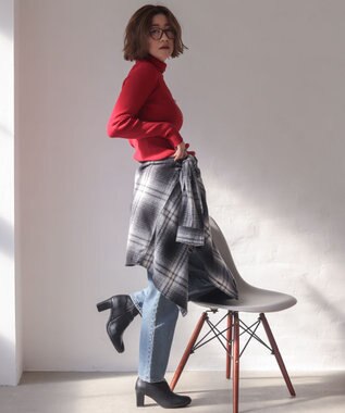 WEGO 【2025年秋冬新作/ユニセックス着用ITEM/SMLサイズ展開】ヘビーネルチェックシャツ（LS） 柄1