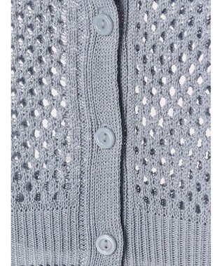 CRAFT STANDARD BOUTIQUE 配色メッシュニットビスチェ Grayish Blue