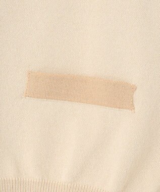 Feroux バイカラー カーディガン アイボリー系1