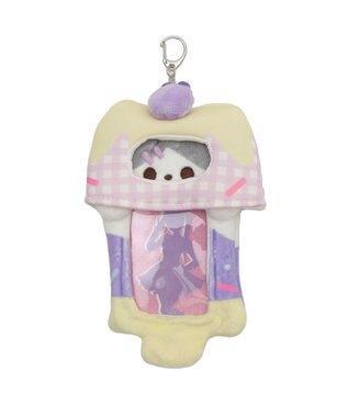 WEGO スイーツアニマルカードホルダーリールキーホルダー 柄1