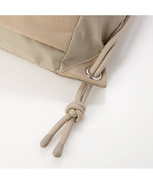 UNBILLION ペルケ perche / ナイロン×牛革ドローコード2wayナップサック オーク