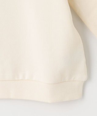 ANY KIDS フード付き ダンボール トレーナー エクリュ