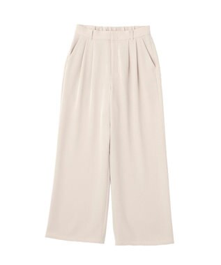 AMERICAN HOLIC 【イージーケア】ドレープパンツ Light Beige