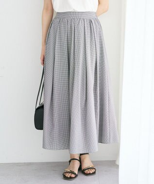YECCA VECCA タックフレアスカート