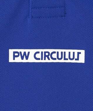 PW CIRCULUS 【MEN】スポーティーリブポロシャツ ゴルフ ブルー系