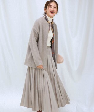 23区 S 【滝沢眞規子さん着用/WEB限定カラーあり】ウーステッドウール リブタートル ニット ホワイト系