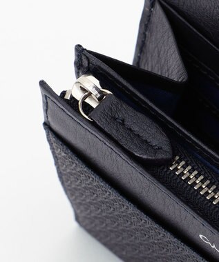 airlist Lファスナー小銭入れ付き二つ折財布 Lily リリィ ネイビー