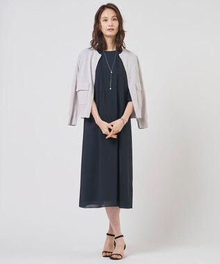 J.PRESS LADIES コットンパール ラリエット ネックレス シルバー系