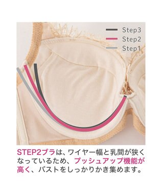 BRADELIS New York 【BRADELIS New York/ 育乳ブラ・STEP2 寄せる】ベルステップ2ブラ24S1 マリーゴールド