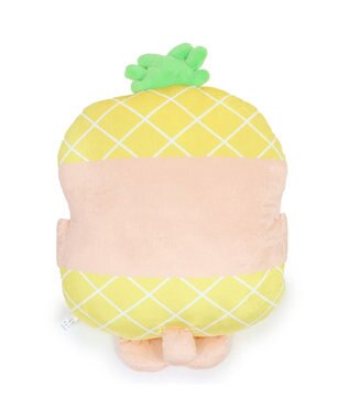 Mother garden しろたん パイナップルパーティー クッション 《しろたん/らっこいぬ》 単品 らっこいぬ