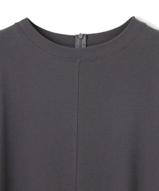 UNFILO ドライタッチフライス ドルマンワンピース チャコール