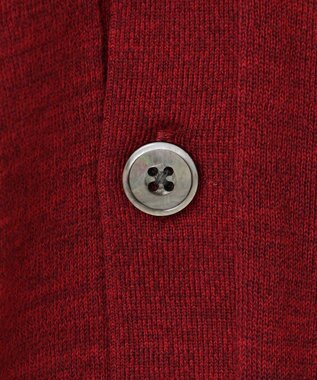 J.PRESS MEN Ｖネックカーディガン レッド系