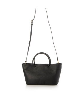 UNBILLION ペルケ perche / 姫路レザー丸手ハンドル2wayショルダー ブラック