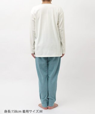 tsumori chisato SLEEP ツモリチサト トップス 長袖 ルームウェア 綿100%(本体) レディース UTX585 /ワコール アイボリー