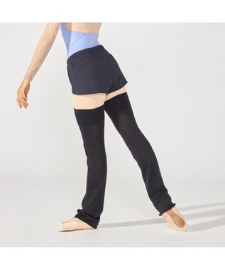 Chacott ロングレッグウォーマー (サーモギア(R)糸使用） ブラック