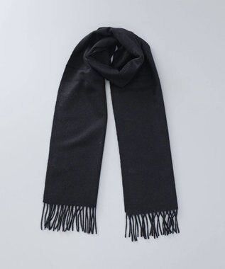 AURORA LANVIN en Bleu （ランバン オン ブルー）カシミヤ100%マフラー ブラック