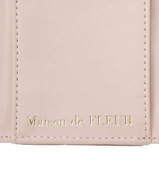 Maison de FLEUR ロンバスキルトリボンウォレット Light Pink