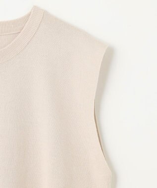 ANY 【洗濯機可】オーガニックコットンベスト グレージュ