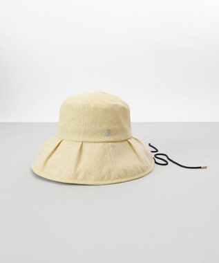 AURORA 【 LANVIN COLLECTION（ランバン コレクション） 】シルクギンガムカサブランカハット