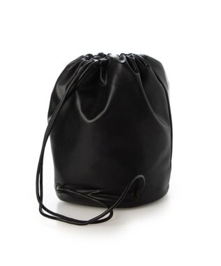 UNBILLION カシュカシュ cachecache / ガーメント合皮ボンサック ブラック