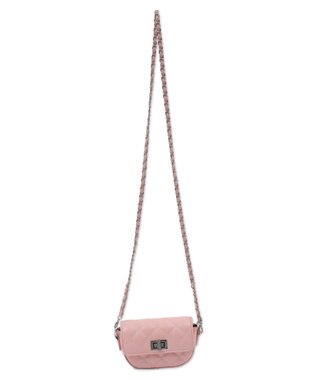 WEGO キルティングフラップミニショルダー