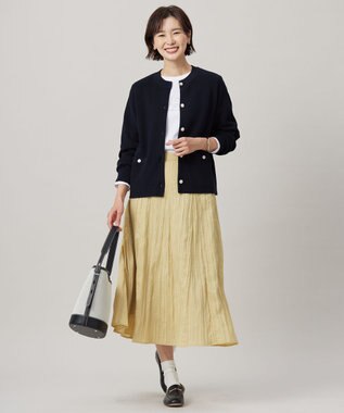 J.PRESS LADIES ロゴ Tシャツ ホワイト系